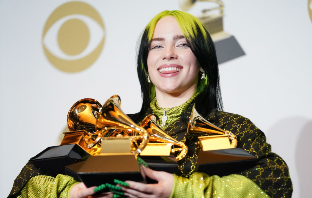 Grammy Awards Billie Eilish 怪奇比莉 稱霸