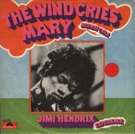 歌曲 The Wind Cries Mary 單曲版 // 網上圖片