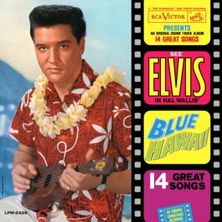 歌曲Can't Help Falling in Love 被收錄於專輯《Blue Hawaii》// 網上圖片